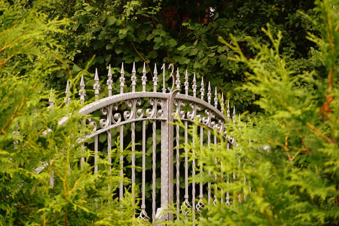 wrought iron gate new
