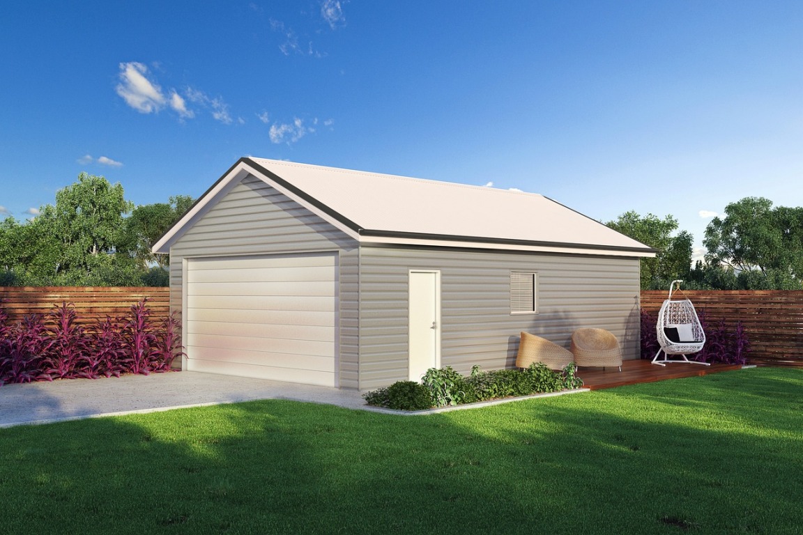 steel garage door modern